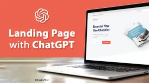 Landing Page with ChatGPT